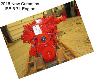 2016 New Cummins ISB 6.7L Engine
