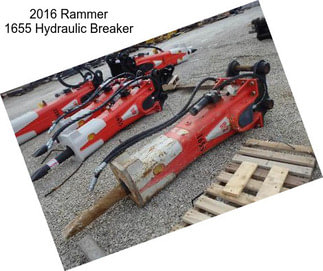 2016 Rammer 1655 Hydraulic Breaker