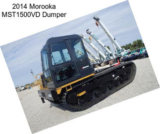 2014 Morooka MST1500VD Dumper