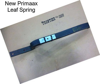 New Primaax Leaf Spring