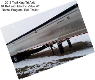 2018 Trail King Tri Axle 64\