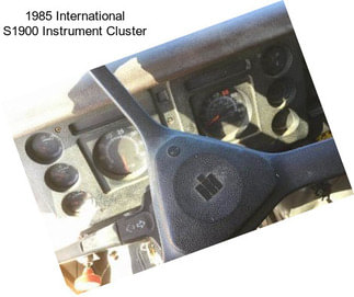 1985 International S1900 Instrument Cluster