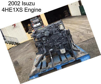 2002 Isuzu 4HE1XS Engine