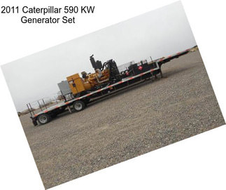 2011 Caterpillar 590 KW Generator Set