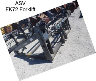 ASV FK72 Forklift