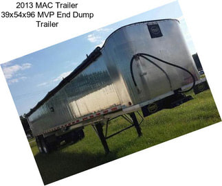 2013 MAC Trailer 39x54x96 MVP End Dump Trailer