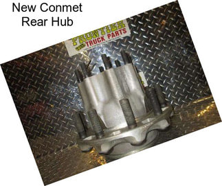 New Conmet Rear Hub