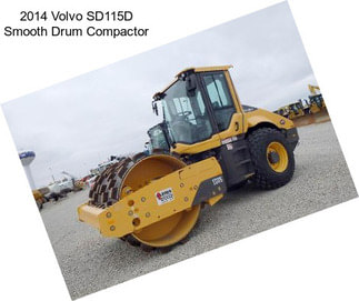 2014 Volvo SD115D Smooth Drum Compactor