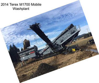 2014 Terex M1700 Mobile Washplant