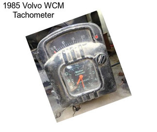 1985 Volvo WCM Tachometer