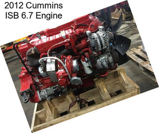 2012 Cummins ISB 6.7 Engine