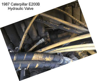 1987 Caterpillar E200B Hydraulic Valve