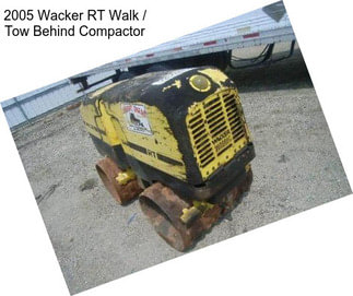 2005 Wacker RT Walk / Tow Behind Compactor