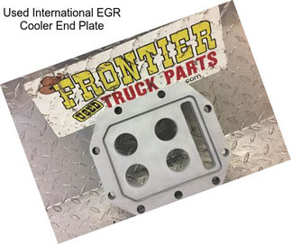 Used International EGR Cooler End Plate