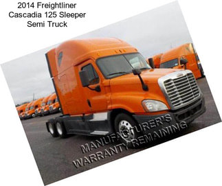 2014 Freightliner Cascadia 125 Sleeper Semi Truck