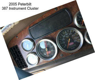 2005 Peterbilt 387 Instrument Cluster