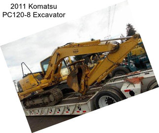 2011 Komatsu PC120-8 Excavator