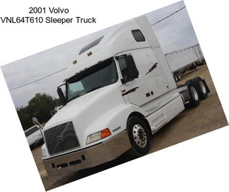 2001 Volvo VNL64T610 Sleeper Truck