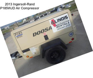 2013 Ingersoll-Rand P185WJD Air Compressor