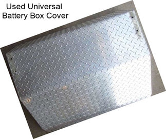 Used Universal  Battery Box Cover