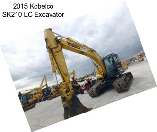 2015 Kobelco SK210 LC Excavator