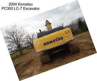 2004 Komatsu PC300 LC-7 Excavator