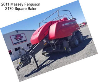 2011 Massey Ferguson 2170 Square Baler