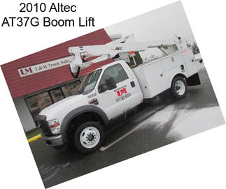 2010 Altec AT37G Boom Lift
