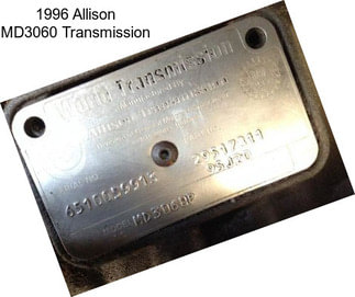 1996 Allison MD3060 Transmission