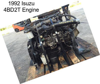 1992 Isuzu 4BD2T Engine