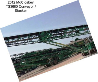 2012 McCloskey TS3680 Conveyor / Stacker