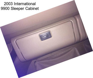 2003 International 9900 Sleeper Cabinet