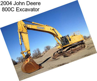 2004 John Deere 800C Excavator