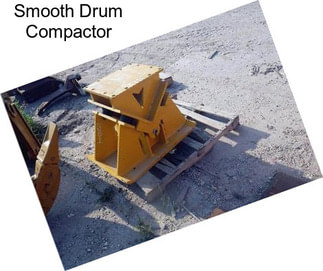 Smooth Drum Compactor