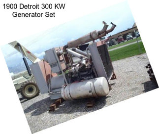 1900 Detroit 300 KW Generator Set