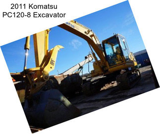 2011 Komatsu PC120-8 Excavator