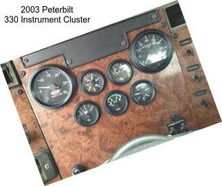 2003 Peterbilt 330 Instrument Cluster