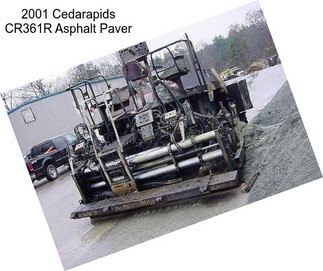 2001 Cedarapids CR361R Asphalt Paver