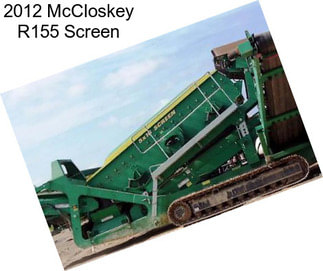 2012 McCloskey R155 Screen