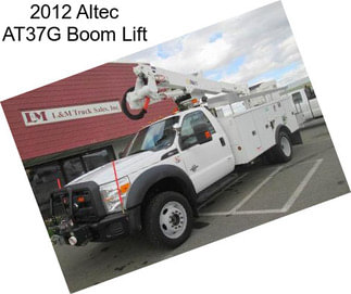 2012 Altec AT37G Boom Lift