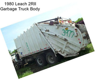 1980 Leach 2RII Garbage Truck Body