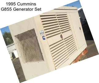 1995 Cummins G855 Generator Set