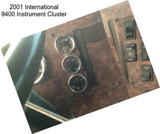 2001 International 9400 Instrument Cluster