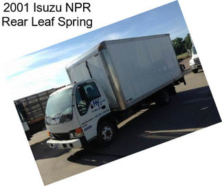 2001 Isuzu NPR Rear Leaf Spring