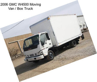 2006 GMC W4500 Moving Van / Box Truck