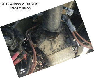 2012 Allison 2100 RDS Transmission