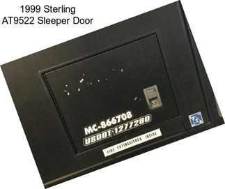 1999 Sterling AT9522 Sleeper Door