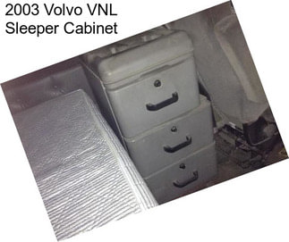 2003 Volvo VNL Sleeper Cabinet