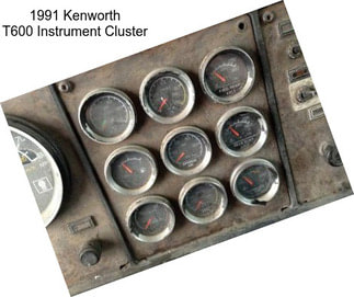 1991 Kenworth T600 Instrument Cluster