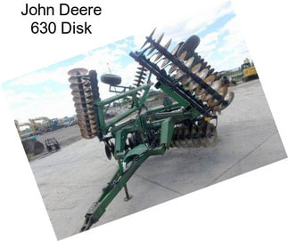 John Deere 630 Disk